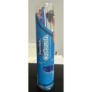 DenTek Orabrush Tongue Cleaners Pack of 4 Value Pack Helps Cure Bad Breath